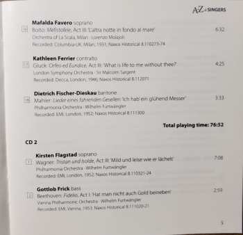 4CD/Doos Various: A-Z of Singers by David Patmore