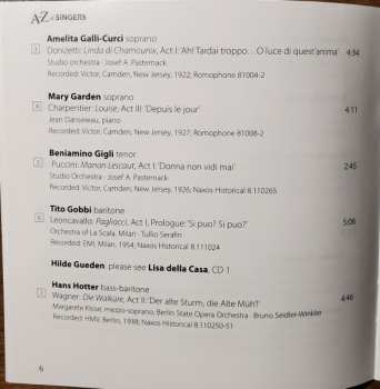 4CD/Doos Various: A-Z of Singers by David Patmore