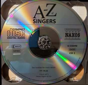 4CD/Doos Various: A-Z of Singers by David Patmore