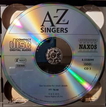 4CD/Doos Various: A-Z of Singers by David Patmore