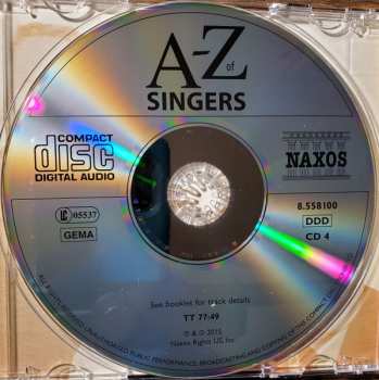 4CD/Doos Various: A-Z of Singers by David Patmore