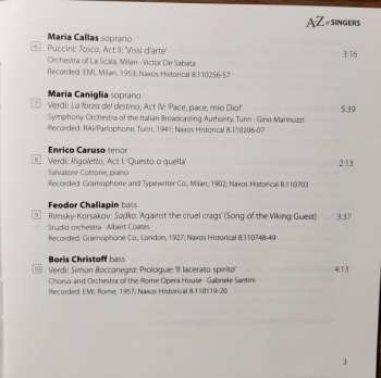 4CD/Doos Various: A-Z of Singers by David Patmore