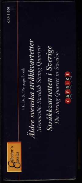 5CD/Doos Various: Äldre Svenska Stråkkvartetter = Memorable Swedish String Quartets