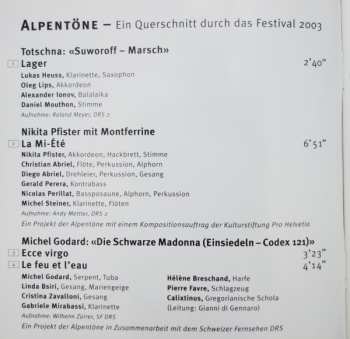 CD Various: Alpentöne - Ein Querschnitt Durch Das Festival '03