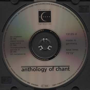 CD Various: Anthology Of Chant
