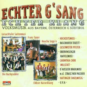 Album Various Artists: Echter G'sang, Echter Klang