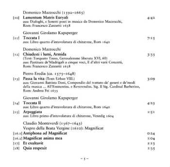 CD Various: Barock Im Vatikan (Musik Im Rom Der Päpste 1606-1644)