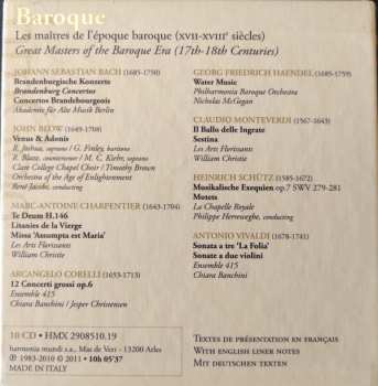 10CD/Doos Various: Baroque - Les Maîtres De L'Époque Baroque (XVII-XVIII siècle)