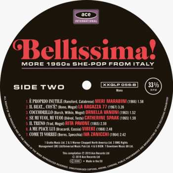 LP Various: Bellissima! More 1960s She-Pop From Italy LTD | CLR
