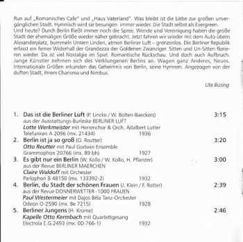 CD Various: Berlin, Berlin... (Berliner Gassenhauer 1912-1936)