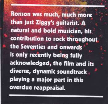 CD Various: Beside Bowie: The Mick Ronson Story The Soundtrack