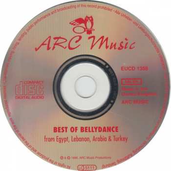 CD Various: Best Of Bellydance - From Egypt, Lebanon, Arabia, Turkey
