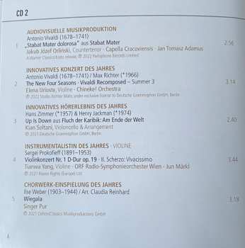 2CD Various: Best Of Klassik 2022 (Die Grosse Gala Der Opus Klassik-Preisträger)