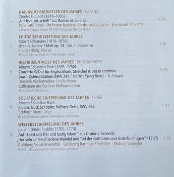 2CD Various: Best Of Klassik 2022 (Die Grosse Gala Der Opus Klassik-Preisträger)