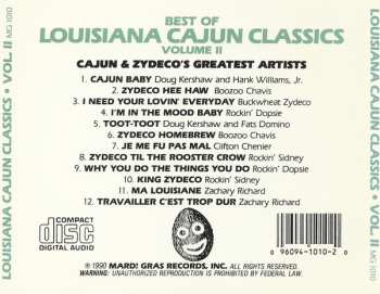 CD Various: Best Of Louisiana Cajun Classics - Vol. II (Cajun & Zydeco's Greatest Artists)