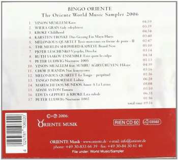 CD Various: Bingo Oriente - The Oriente World Music Sampler 2006