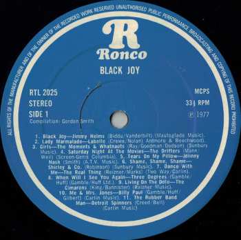 LP Various: Black Joy (22 Hits From Original Soundtrack Of The Film)