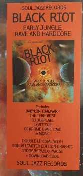 2LP Various: Black Riot (Early Jungle, Rave And Hardcore) LTD