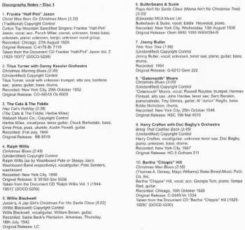 2CD Various: Blues, Blues Christmas 1925 - 1955 (In The Blues, Jazz, Boogie-Woogie And Gospel Spirit)