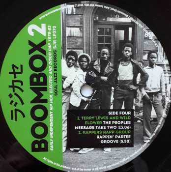 3LP Various: Boombox 2 (Early Independent Hip Hop, Electro And Disco Rap 1979-83)