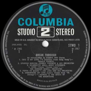 LP Various: Break-Through - An Introduction To Studio Two Stereo