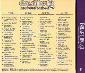 4CD/Doos Various: Breakthrough (Underground Sounds Of 1971)
