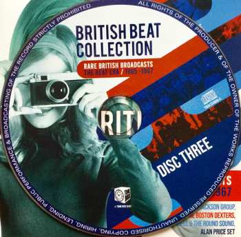 3CD Various: British Beat Collection: Rare British Broadcasts - The Beat Era 1965-1967