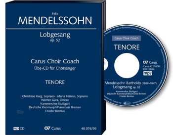 CD Various: Carus Choir Coach - Felix Mendelssohn: Sinfonie-kantate "lobgesang" (tenor)