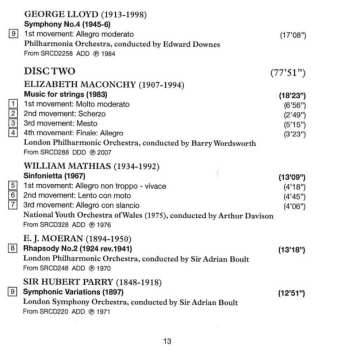 4CD Various: Celebrating 50 Years Devoted To British Music (Set Two: Gordon Jacob ~ William Wordsworth)