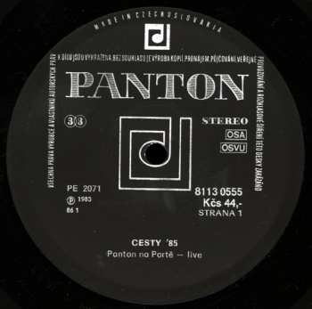 LP Various: Cesty '85 (Panton Na Portě — Live)