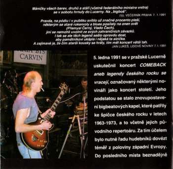 CD Various: Comeback Aneb Legendy Českého Rocku Se Vracejí