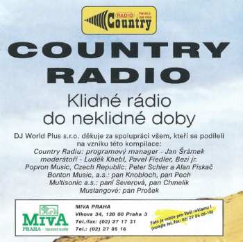CD Various: Country Radio ..... Z Písniček Na Přání