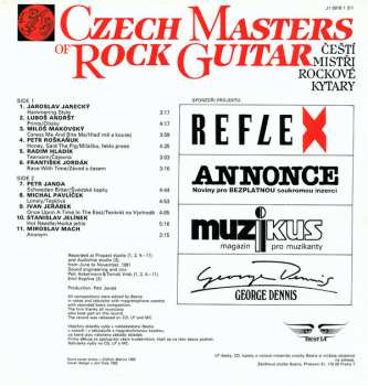 LP Various: Czech Masters Of Rock Guitar / Čeští Mistři Rockové Kytary