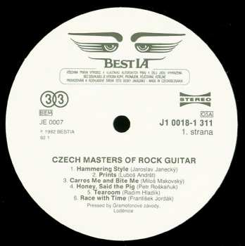 LP Various: Czech Masters Of Rock Guitar / Čeští Mistři Rockové Kytary
