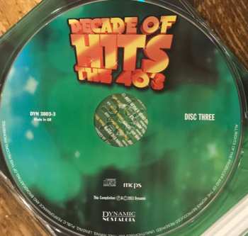 3CD Various: Decade Of Hits The 40's