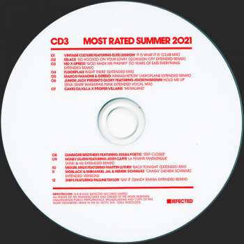 3CD Various: Defected Presents Most Rated Summer 2021