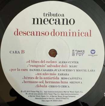 LP Various: Descanso Dominical (Tributo a Mecano)