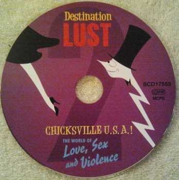 CD Various: Destination Lust 2 (Chicksville U.S.A.! The World Of Love, Sex And Violence 33 Erotic Fantasies From The Vaults)