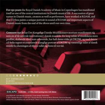 12CD/Doos Various: Det Kongelige Danske Musikkonservatorium (The Royal Danish Academy of Music 150 years)