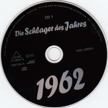 2CD Various: Die Schlager Des Jahres 1962 new edition