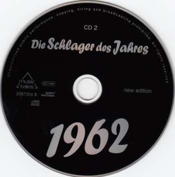 2CD Various: Die Schlager Des Jahres 1962 new edition
