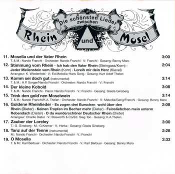 CD Various: Die Schönsten Lieder Zwischen Rhein Und Mosel