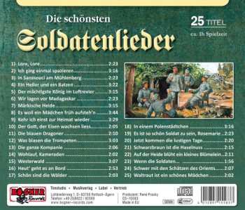 CD Various: Die schönsten Soldatenlieder