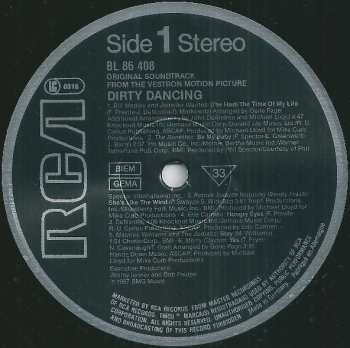 LP Various: Dirty Dancing (Original Soundtrack From The Vestron Motion Picture)