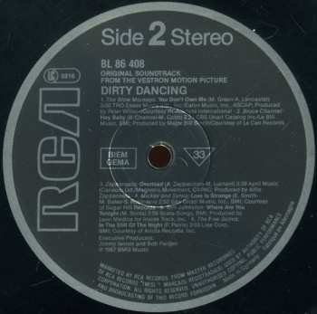 LP Various: Dirty Dancing (Original Soundtrack From The Vestron Motion Picture)