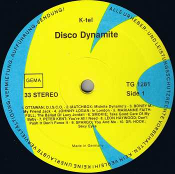 LP Various: Disco Dynamite