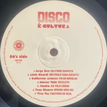 LP Various: Disco É Cultura (Vol. 2) LTD