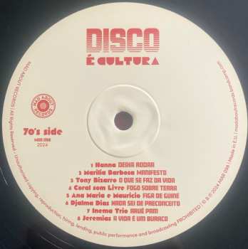 LP Various: Disco É Cultura (Vol. 2) LTD