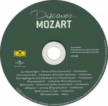 CD Various: Discover ... Mozart