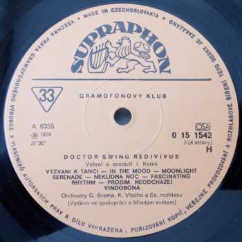2LP/Doos Various: Doctor Swing Redivivus (Československý Swing Do Roku 1947) (2xLP + BOX + BOOKLET)